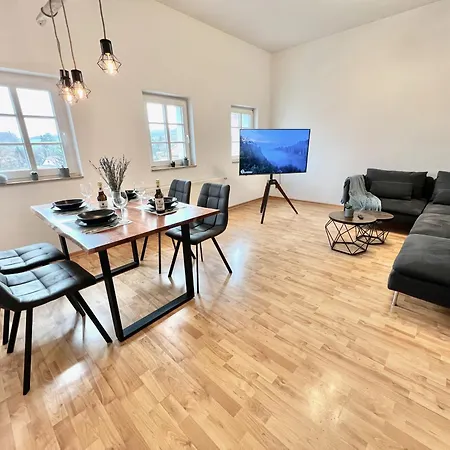 Modernes Apartment Mit Blick Zur Elbe Klipphausen Exterior photo