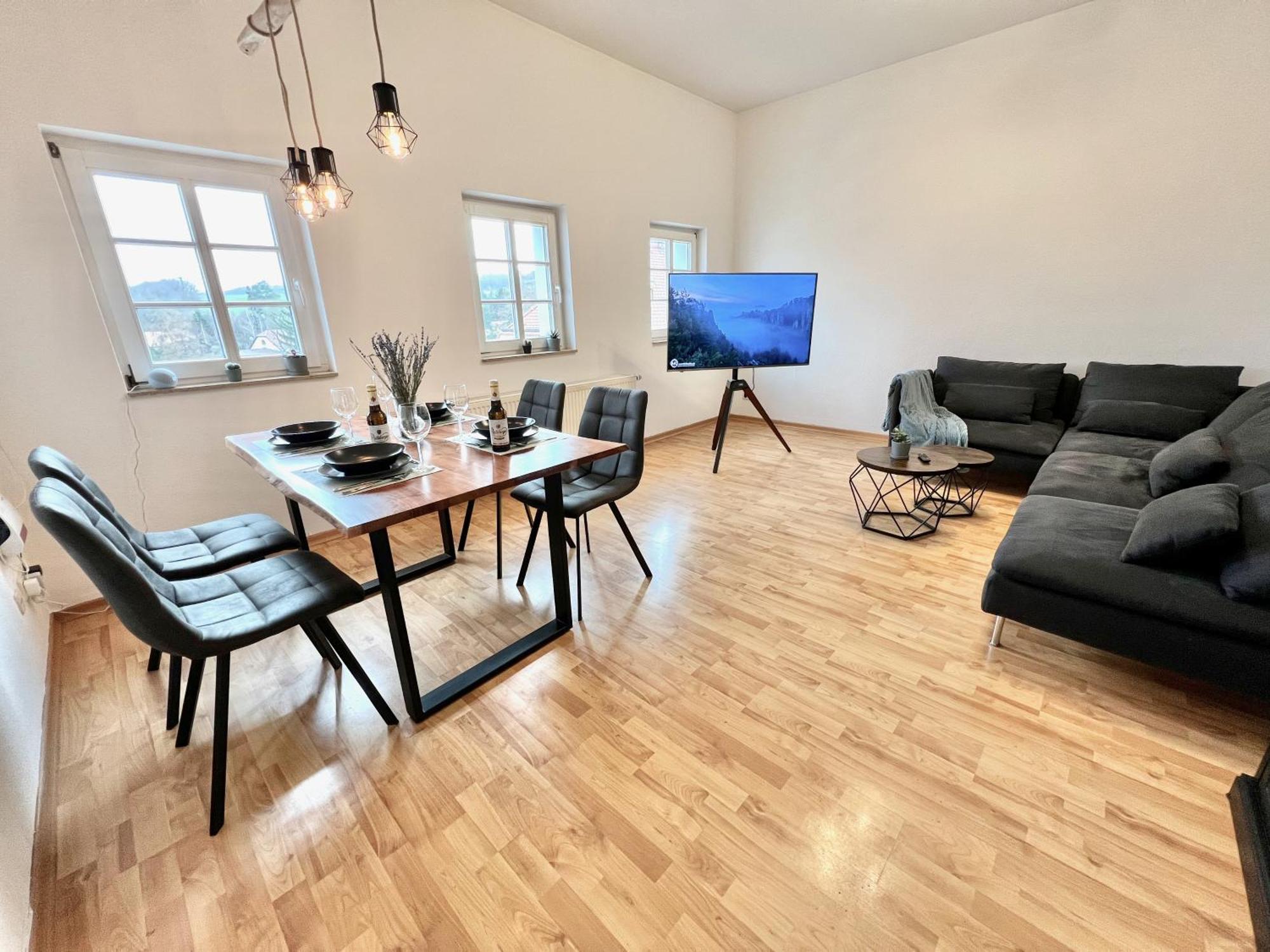 Modernes Mit Blick Zur Elbe Apartment *